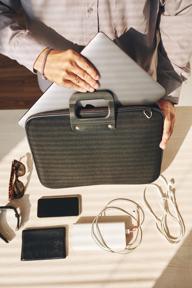 leather laptop bag